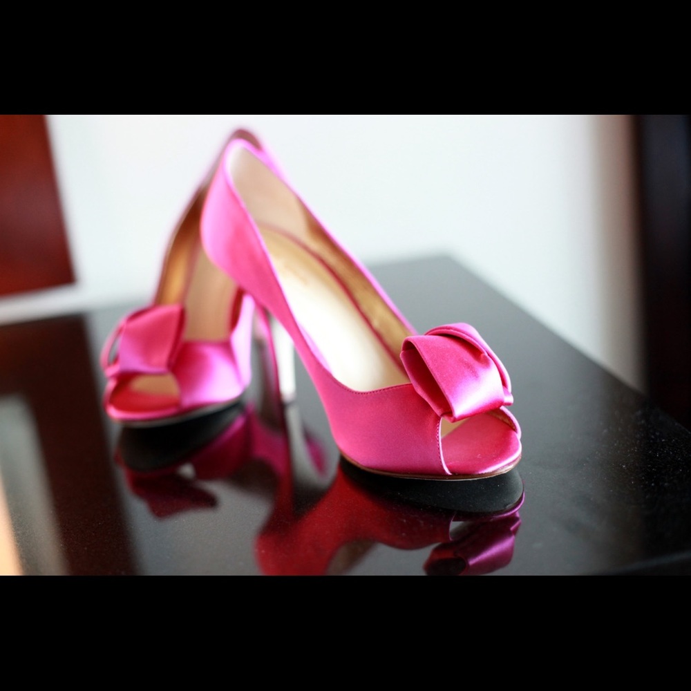 Authentic Kate Spade Clarice Hot Pink Sz 10